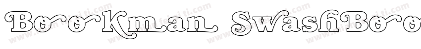 Bookman SwashBookman字体转换